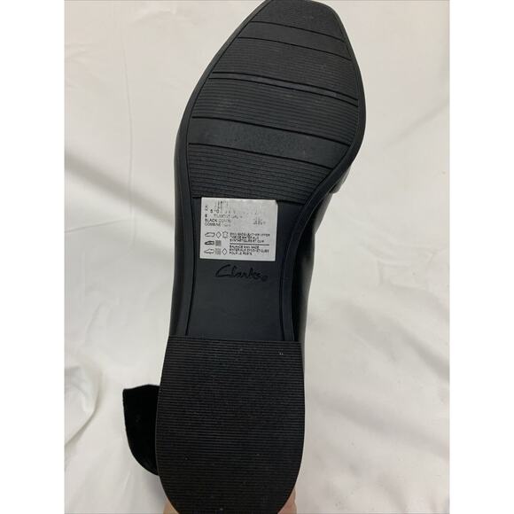 Clarks Tilmont Dalia Black Suede Leather Flats Womens 8.5 - Picture 6 of 7